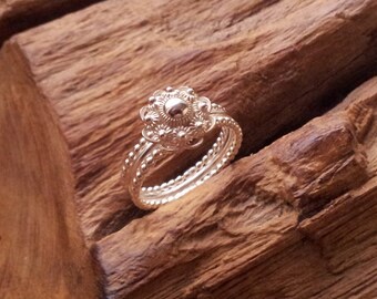 Traditional Dutch Zeeuwse knoop ring classic - sterling silver 925, the netherlands, holland, zeeland, zeeuws