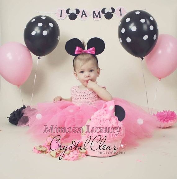 Minnie mouse dress, 1st birthday dress, girl infant dress, baby girl minnie dress, minnie party dress, girl birthday dress, pageant dress