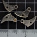4 Antique Pocket Watch Balance Bridges Steel or Brass, Watch Parts, Gear Plate, Mixed Media, Craft, Steampunk Art Supplies 04216