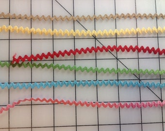 Vintage Small Trim Bundle by Lori Holt for Riley Blake - 6 colors, 1 yard each for a total of 6 yards