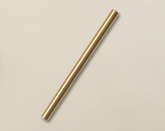 The Lab Pen - Modern All-Brass Design, Premium Writing Utensil, Rollerball Tip, with Refillable Black Ink and Box