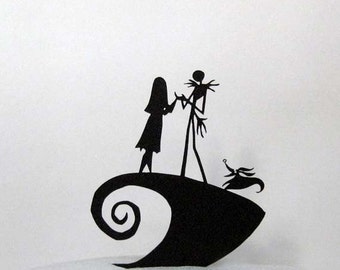 Wedding Cake Topper The Nightmare Before Christmas jack and