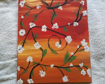 Flower vines Orange