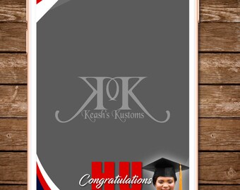 Graduation School Colors Snapchat Filter with Photo, Graduation Geofilter