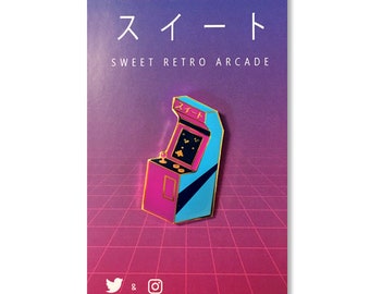 Arcade Enamel Pin - Hard enamel