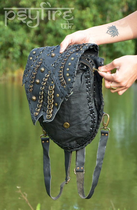 Steampunk Leather Bag