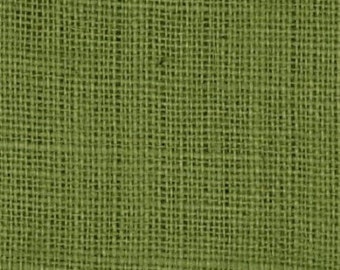 47"- 48" Inch Avocado Colored Burlap By The Yard