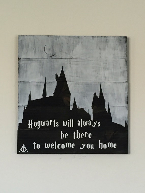 Items similar to Hogwarts Harry Potter sign on Etsy