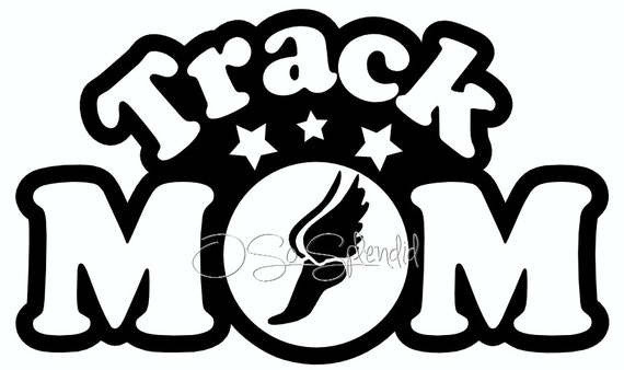 Track Mom Digital File Vector Graphic Personal Use