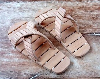 Sauna shoes, Wooden shoes, Wooden flip flops, Wooden slippers, Pool shoes, Beach footwear, Wooden sandals, Sand shoes, wood men clogs