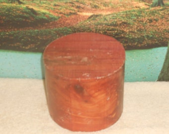 Eastern Red Cedar 6 x 5 turning wood bowl, urn, hollow form blank #68584
