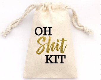 Bachelorette Party Favors Hangover Kit, Bachelorette Survival Kit, Oh Shit Kit, Bachelorette Party Bags, Oh Shit Kit Bags, Hangover Kit Bag
