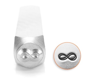 Infinity Metal Stamp ImpressArt Steel Stamping Tool for Hand Stamping Jewelry and Leather - AA020
