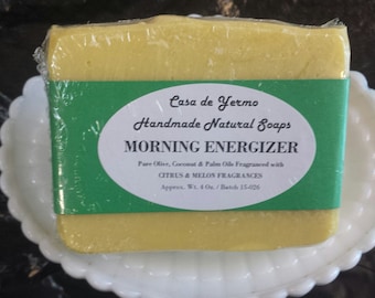 Refreshing Morning Energizer! Made with Olive, Palm and Coconut Oils and Skin Safe Fragrances. (Use Coupon Code CDY18)