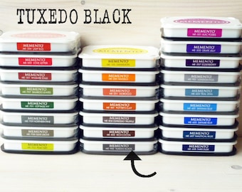 Large MEMENTO raised dye ink pad TUXEDO BLACK