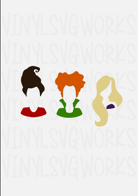 Download Items similar to Hocus Pocus Sisters Only SVG FILE on Etsy