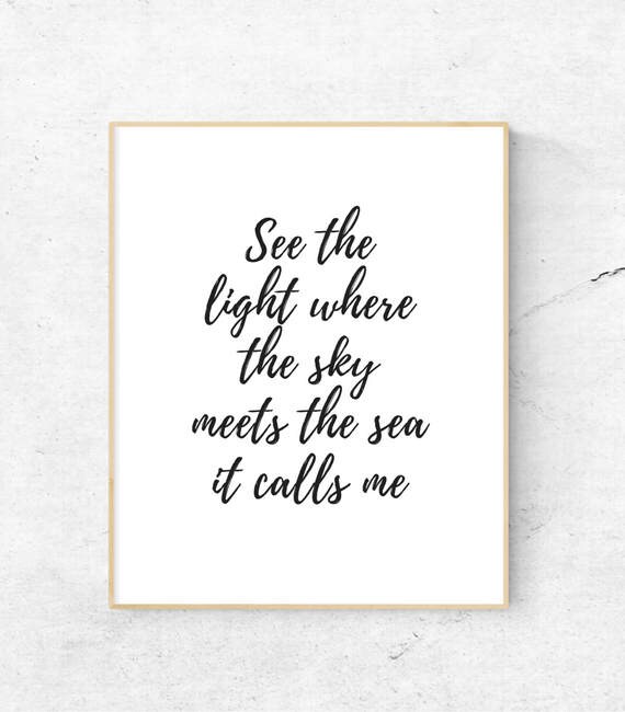 Disney's Moana Lyrics How Far I'll Go Printable