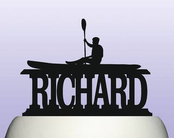 Personalised Acrylic Rowing Birthday Keepsake Cake Topper Decoration