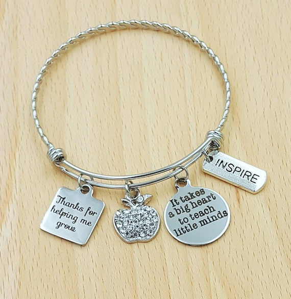 Teacher Appreciation Gift Teacher Gifts Teacher Bracelet Daycare Provider Gift Daycare Gift Babysitter Gift Gift for Babysitter Nanny Gift