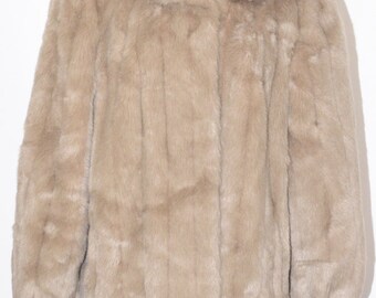 Vintage Estate Jordache Faux Fur Coat Made in USA ILGWU