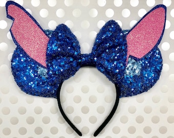 Stitch Disney Inspired Mickey Mouse Ears