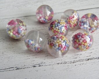 Handmade Resin Focal Bead. Artisan Bead. One Bead. 14mm Approx.