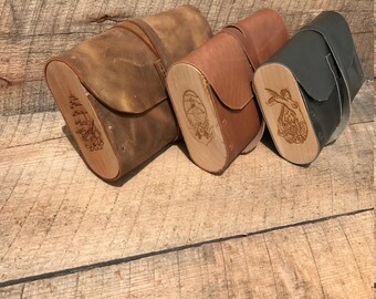Pipe Pouch Leather Pipe Pouch Utility Pouch Pipe Clutch Pipe Roll Tobacco Pouch Hansom Pipe Pouch