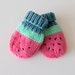 PDF - Baby Watermelon Mittens - KNITTING PATTERN