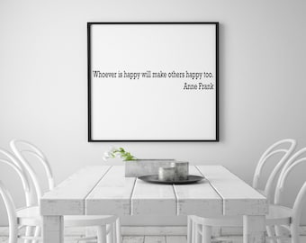Anne frank quote Printable Wall Art, wall decor