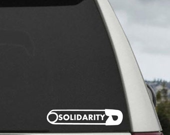 Safety Pin Solidarity Car Decal - #safetypinproject Laptop Decal Sticker