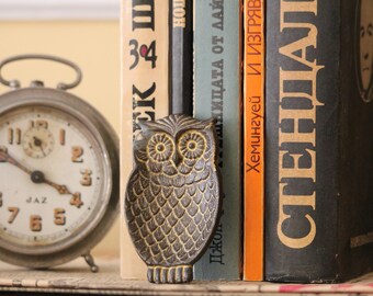 Owl Tray - Brass Owl Ashtray - Owl Gift - Vintage Owl Trinket Dish - Owl Dish - Jewelry Holder - Garden Ashtray - Owl Decor