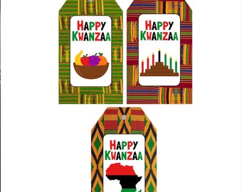 Kwanzaa Gift Tags