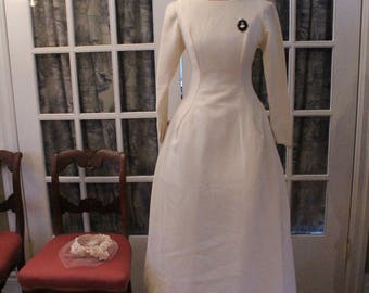 Custom 1950's Wedding Dress