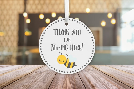 printable thank you for beeing here tags 3 round