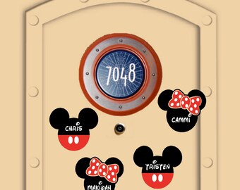 Add-On to Existing order, Not Yet Shipped Little Mickey and Minnie Personal Disney Cruise Magnets
