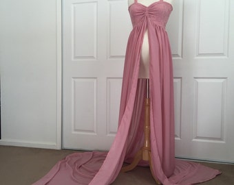 CHIFFON SHEILA DUSTY PINK