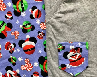 Disney Christmas Pocket Tee
