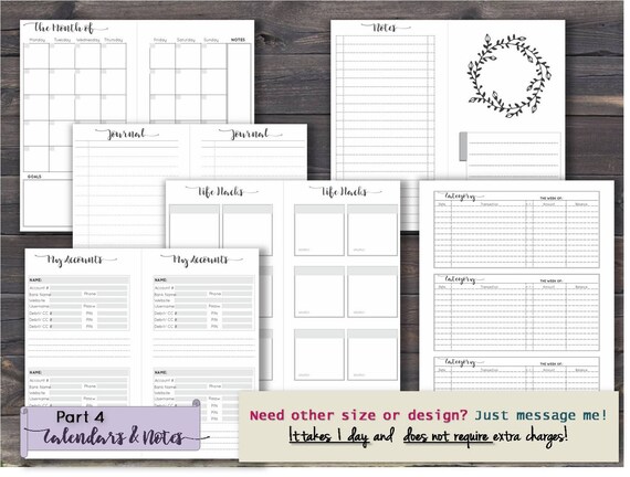 budget journal template