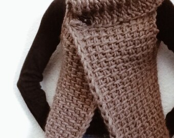 Instructions to Make: the Tunisian Crochet Vest PDF PATTERN ONLY