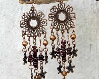 Gift|for|best friend earring|for|mom January birthstone Jewelry gemstone Jewelry gemstone earring Garnet Jewelry women earring Garnet earrin