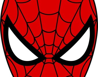 Spiderman Face Edible Image/Cake Topper