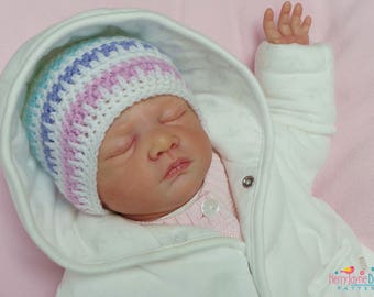 CROCHET HAT PATTERN - Ice Cream Baby hat Pattern - Baby Hat Crochet Pattern - 5 sizes! Newborn - 12 months!! Crochet Baby Hat Patterns Pdf