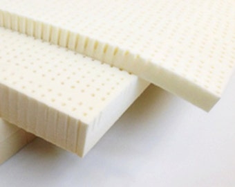 Natural Latex Topper 2" / 3" Medium Firmness with Organic Cotton / Natural Bamboo / Tencel