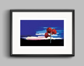 Depeche Mode, Music for the Masses poster, Acrylic Painting Fine Art Print