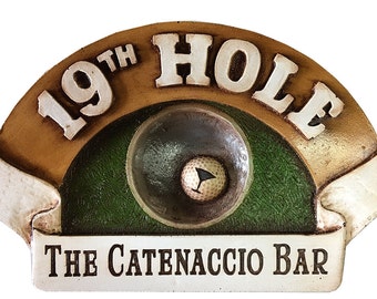 Golf 19th Hole Personalized Sign