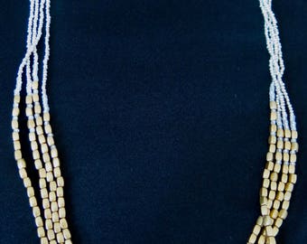 Gold and Silver Multi Strand Necklace