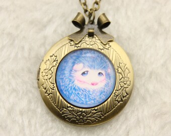 Necklace locket hedgehog 2020m