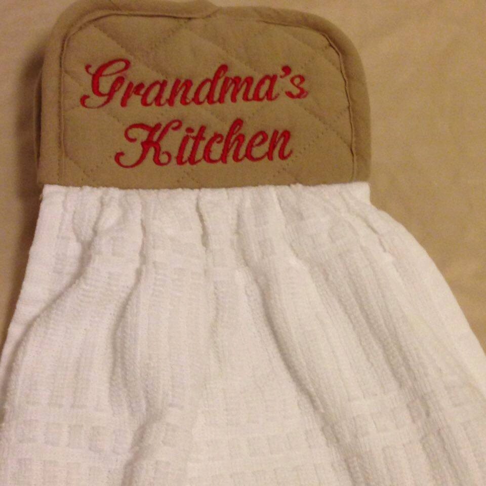 Pot Holder Topper Dish Towel Design Kitchen Towel Oven Door