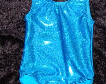 Gymnastics Leotard Babies, Toddlers, Girls and Womens in Turquoise Twinkle
