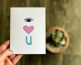 single - eye heart you